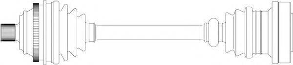 GENERAL RICAMBI WW3313 Приводний вал