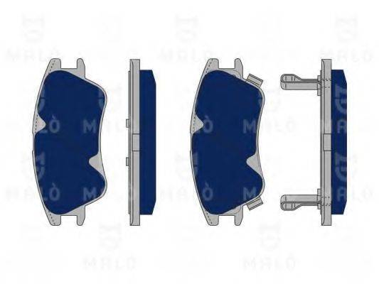 MALO 1050051 Комплект гальмівних колодок, дискове гальмо