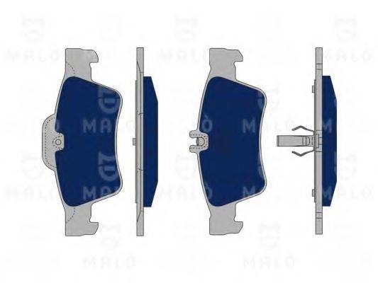 MALO 1050094 Комплект гальмівних колодок, дискове гальмо