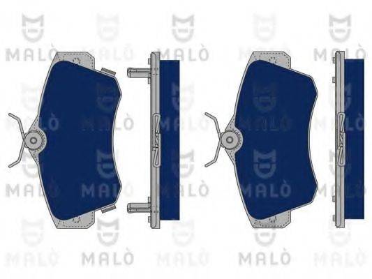 MALO 1050138 Комплект гальмівних колодок, дискове гальмо