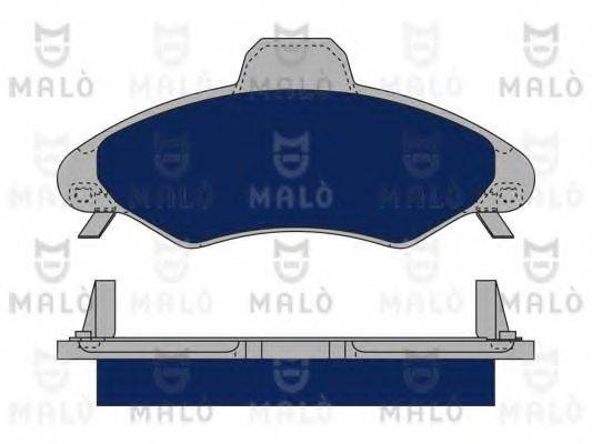 MALO 1050360 Комплект гальмівних колодок, дискове гальмо
