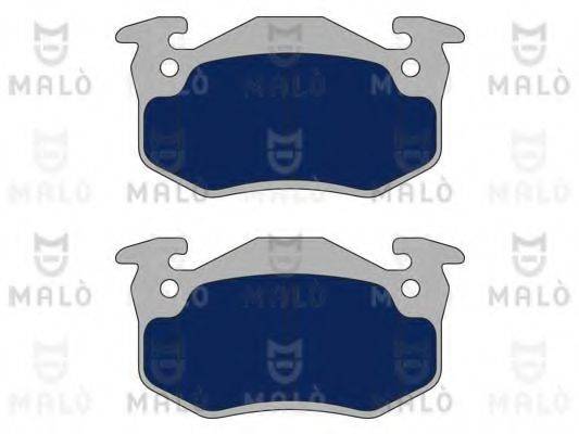 MALO 1050455 Комплект гальмівних колодок, дискове гальмо