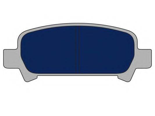 MALO 1050706 Комплект гальмівних колодок, дискове гальмо