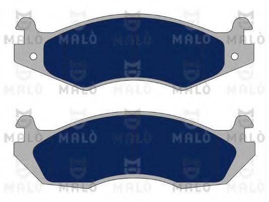 MALO 1050857 Комплект гальмівних колодок, дискове гальмо