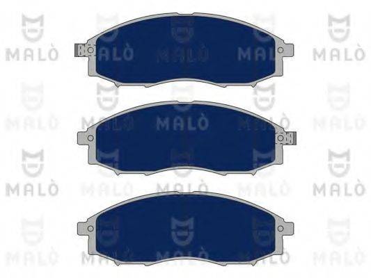 MALO 1050900 Комплект гальмівних колодок, дискове гальмо