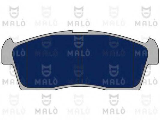MALO 1051158 Комплект гальмівних колодок, дискове гальмо