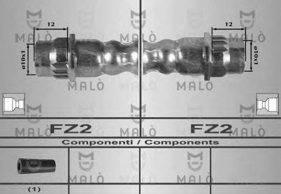 MALO 80318 Гальмівний шланг