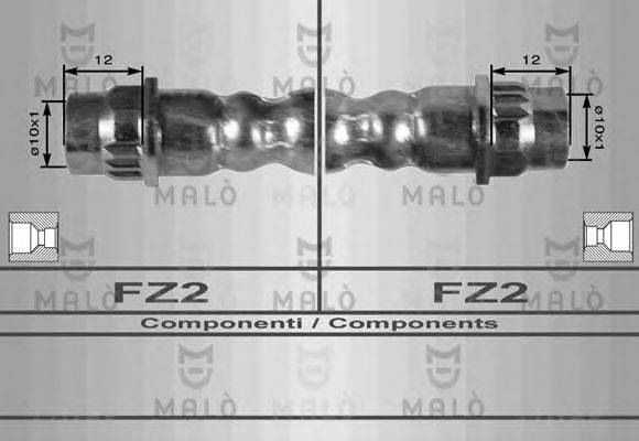 MALO 80319 Гальмівний шланг