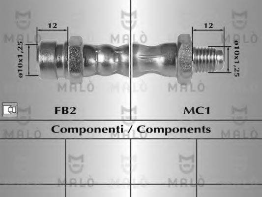 MALO 8047 Гальмівний шланг
