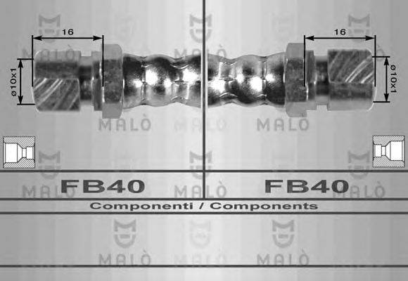 MALO 8222 Гальмівний шланг