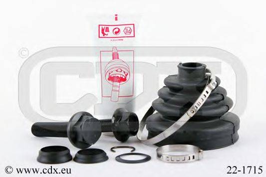 CDX 221715 Комплект пильника, приводний вал
