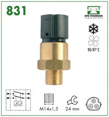 MTE-THOMSON 831 Термивимикач, вентилятор радіатора