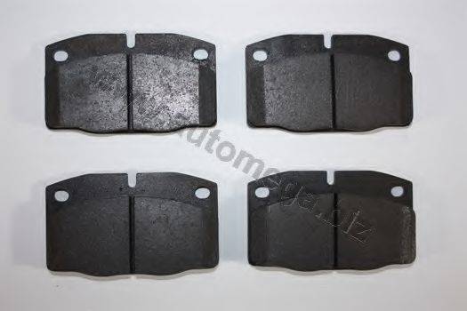 AUTOMEGA 1216050870 Комплект гальмівних колодок, дискове гальмо