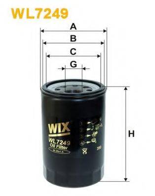 WIX FILTERS WL7249 Масляний фільтр