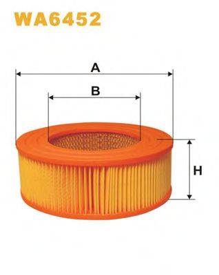 WIX FILTERS WA6452 Повітряний фільтр
