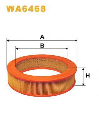 WIX FILTERS WA6468 Повітряний фільтр