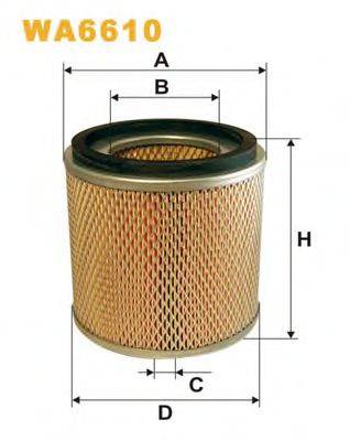 WIX FILTERS WA6610 Повітряний фільтр