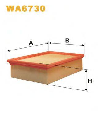 WIX FILTERS WA6730 Повітряний фільтр