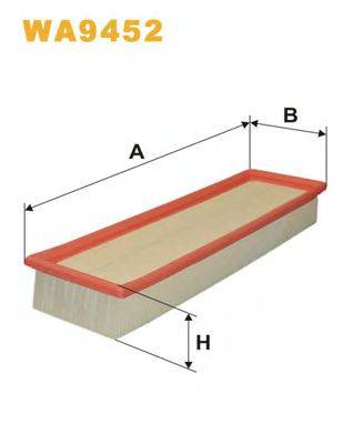 WIX FILTERS WA9452 Повітряний фільтр