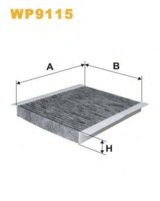 WIX FILTERS WP9115 Фільтр, повітря у внутрішньому просторі