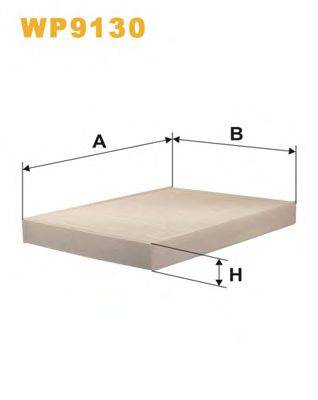 WIX FILTERS WP9130 Фільтр, повітря у внутрішньому просторі