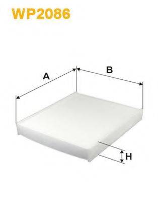 WIX FILTERS WP2086 Фільтр, повітря у внутрішньому просторі