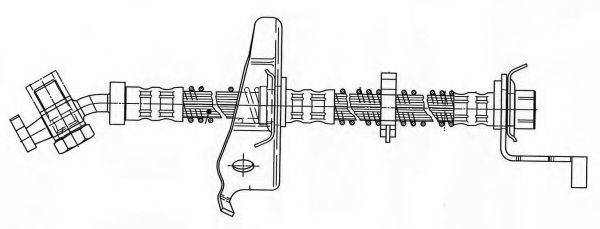 CEF 511914 Гальмівний шланг
