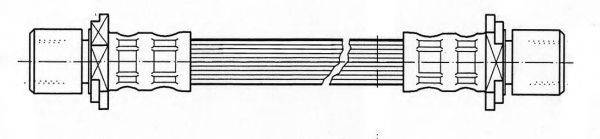 CEF 511965 Гальмівний шланг