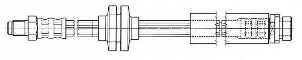 CEF 512326 Гальмівний шланг