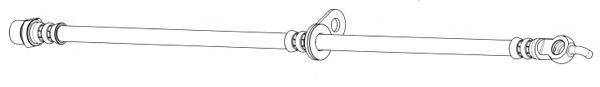 CEF 512624 Гальмівний шланг