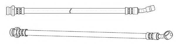 CEF 512833 Гальмівний шланг