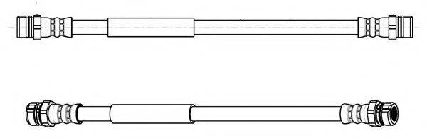 CEF 512977 Гальмівний шланг