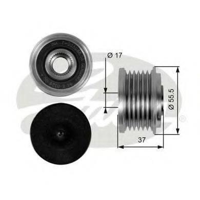 GATES OAP7046 Механізм вільного ходу генератора