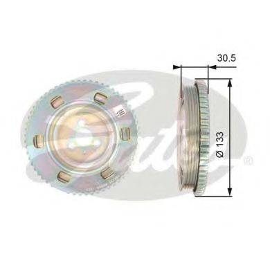 GATES TVD1051 Ремінний шків, колінчастий вал