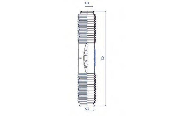 DA SILVA K5227 Пильовик, рульове управління