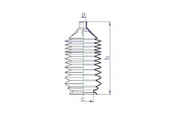 DA SILVA K5442 Пильовик, рульове управління