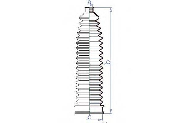 DA SILVA K5480 Пильовик, рульове управління