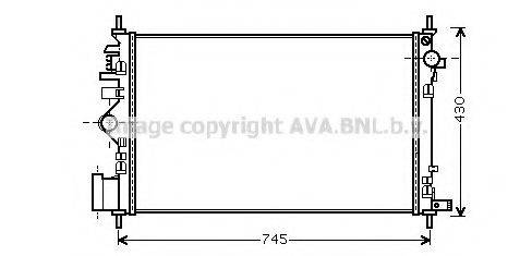 PRASCO OLA2469 Радіатор, охолодження двигуна