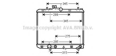 PRASCO SZ2112 Радіатор, охолодження двигуна