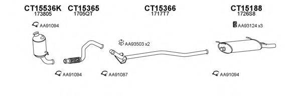 VENEPORTE 150459 Система випуску ОГ