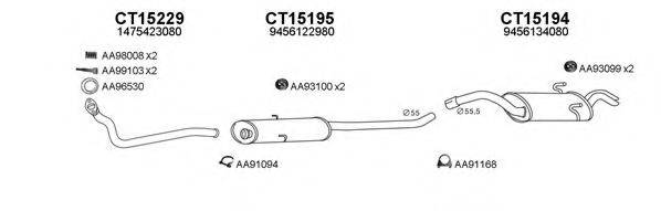 VENEPORTE 250196 Система випуску ОГ