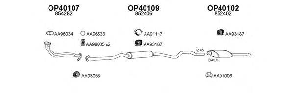 VENEPORTE 400125 Система випуску ОГ