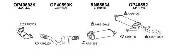 VENEPORTE 400150 Система випуску ОГ