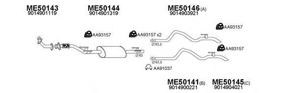 VENEPORTE 500124 Система випуску ОГ