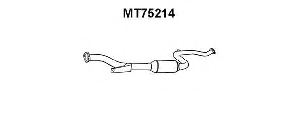VENEPORTE MT75214 Середній глушник вихлопних газів