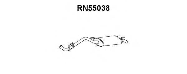 VENEPORTE RN55038 Глушник вихлопних газів кінцевий