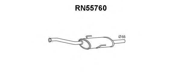 VENEPORTE RN55760 Передглушувач вихлопних газів