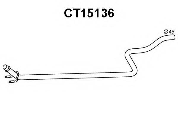 VENEPORTE CT15136 Труба вихлопного газу