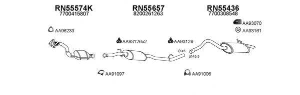 VENEPORTE 550534 Система випуску ОГ