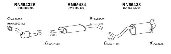 VENEPORTE 550620 Система випуску ОГ